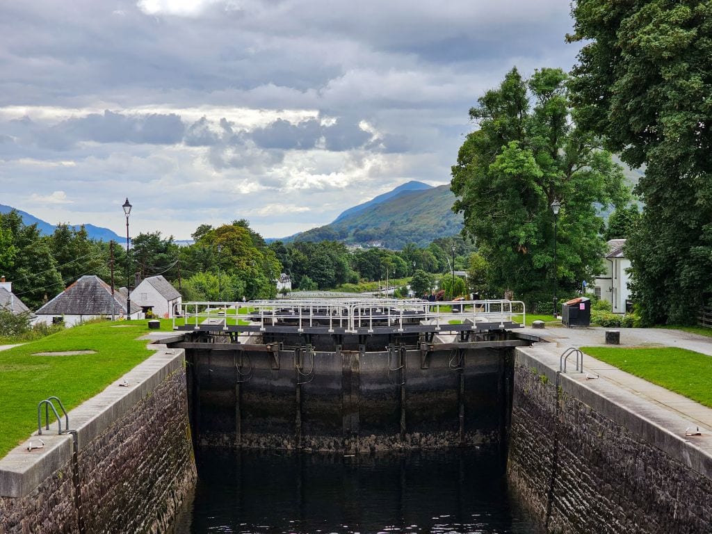 Die Schleusen des Caledonian Canals