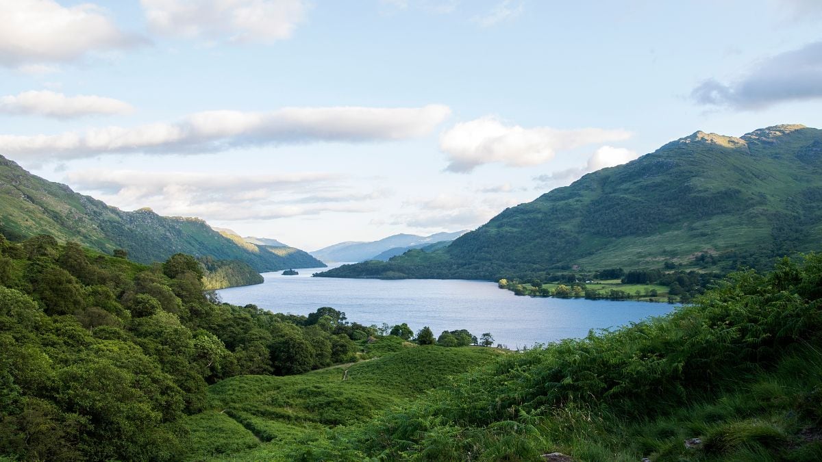 Der Loch Lomond and The Trossachs National Park in Schottland