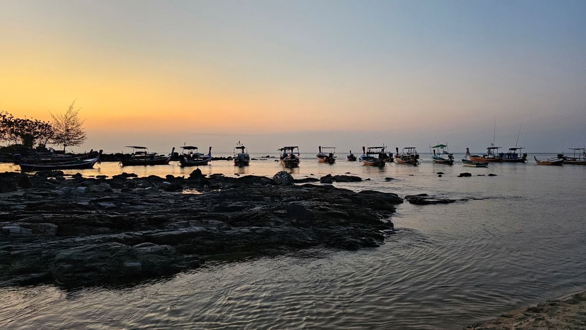 Sonnenuntergang am Relax Beach auf Koh Lanta
