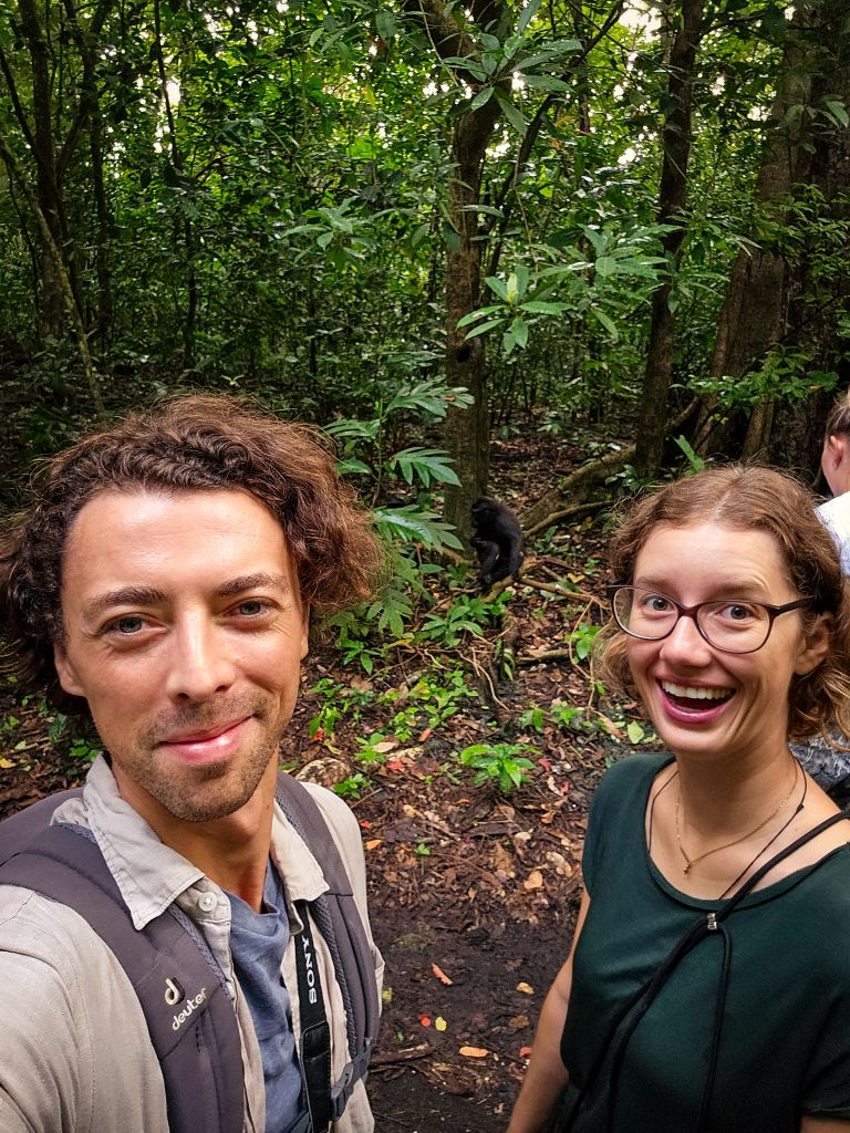 Theresa und Chris von Reisekröten im Tangkoko Nationalpark auf Sulawesi