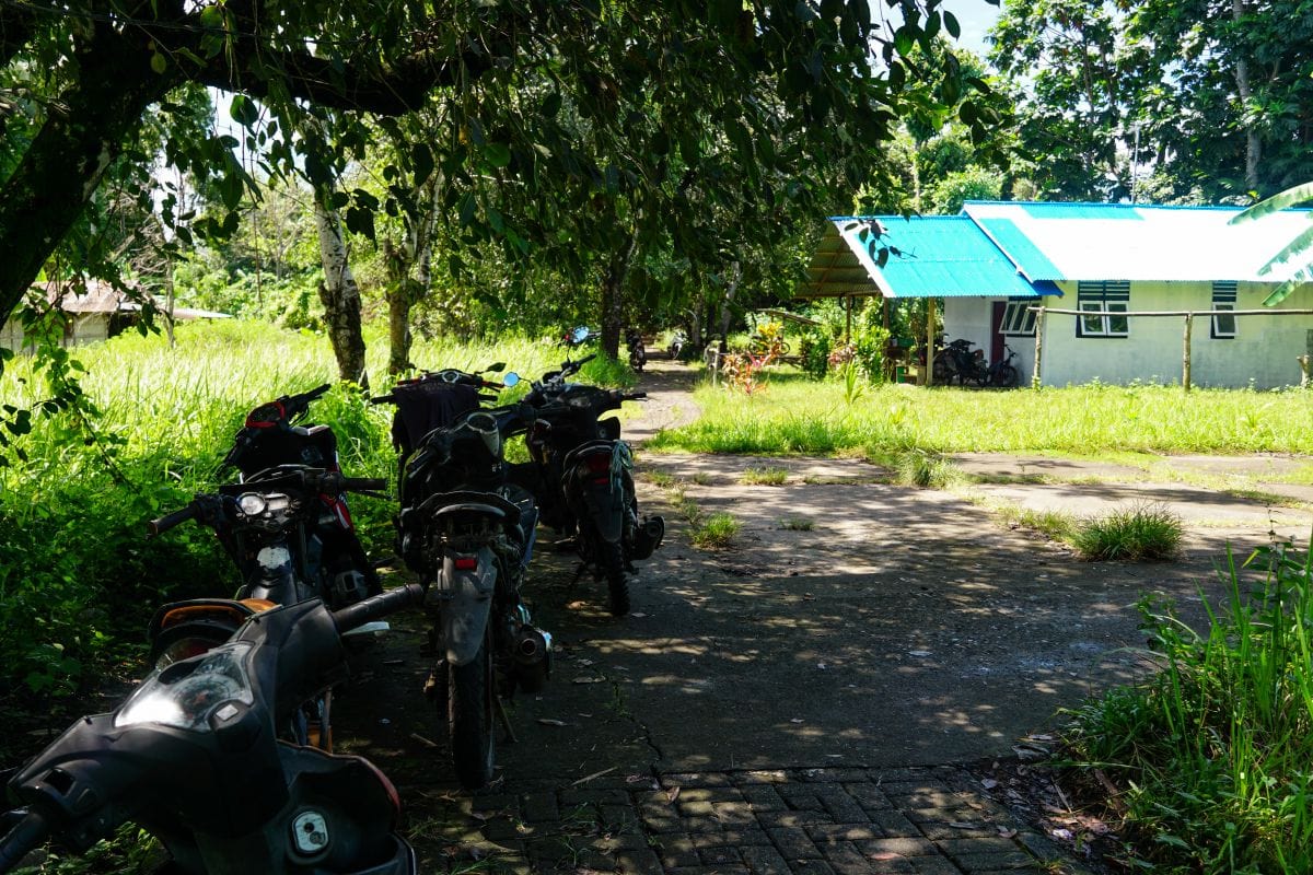 Weg zum Liang Beach und Bunaken Marine National Park