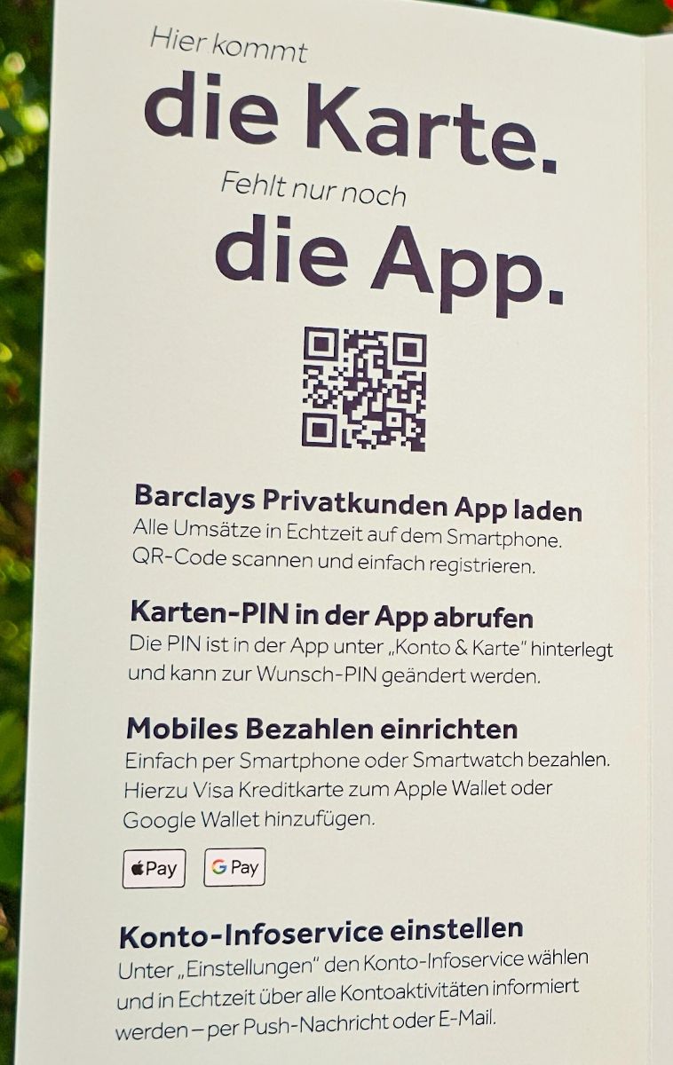 Info: So aktivierst du die Barclays Platinum Double