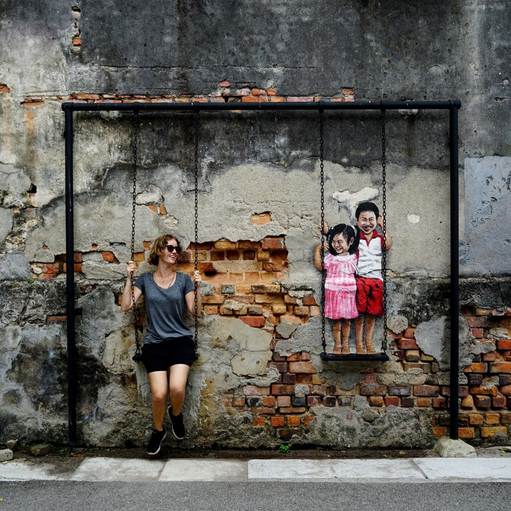 Street Art auf Penang, Malaysia