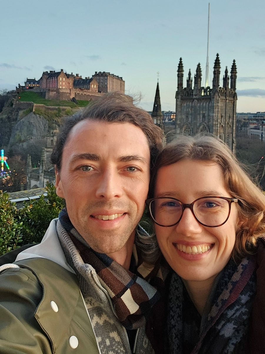 Dachterrasse bei Johnnie Walker Princes Street in Edinburgh