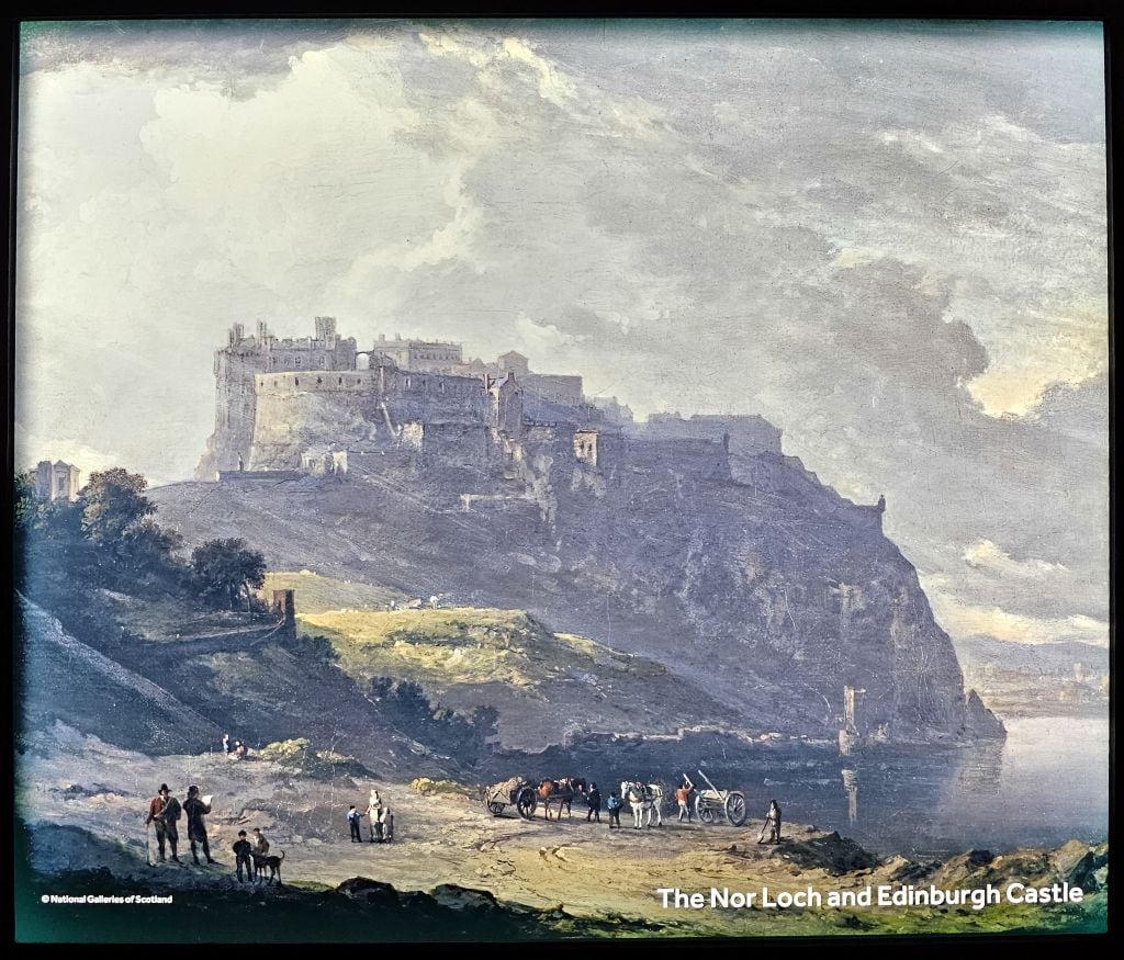 Nor Loch, der ehemalige See von Edinburgh