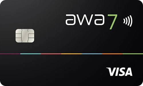 awa7 Visa Kreditkarte
