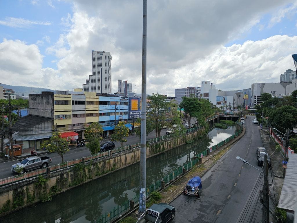Blick von unserer Unterkunft in Hat Yai