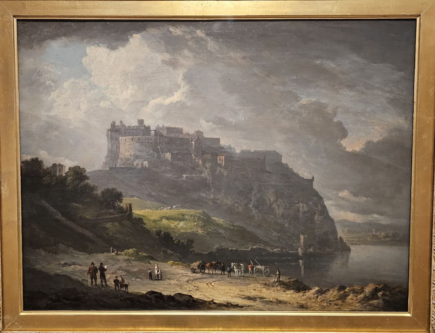 Nor Loch, See in Edinburgh aus 1820