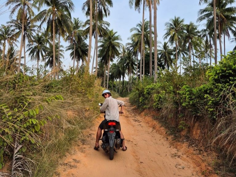 Roller fahren auf Koh Yao Yai