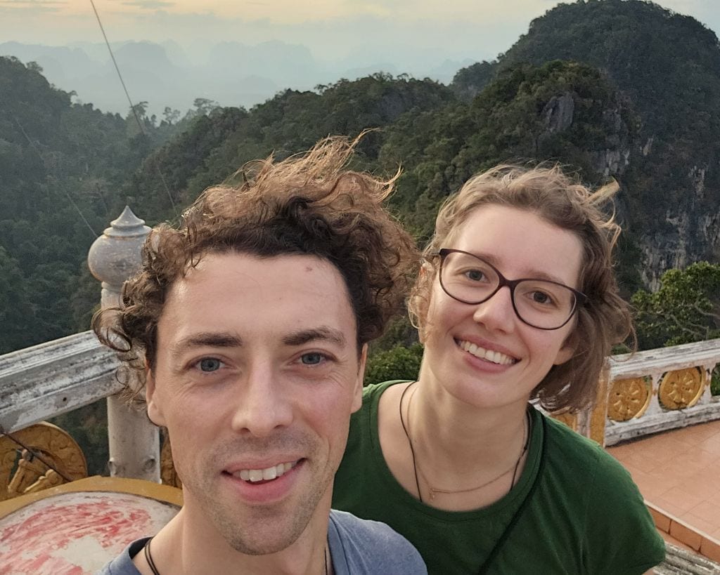 Auf dem Tiger Cave Tempel in Ao Nang
