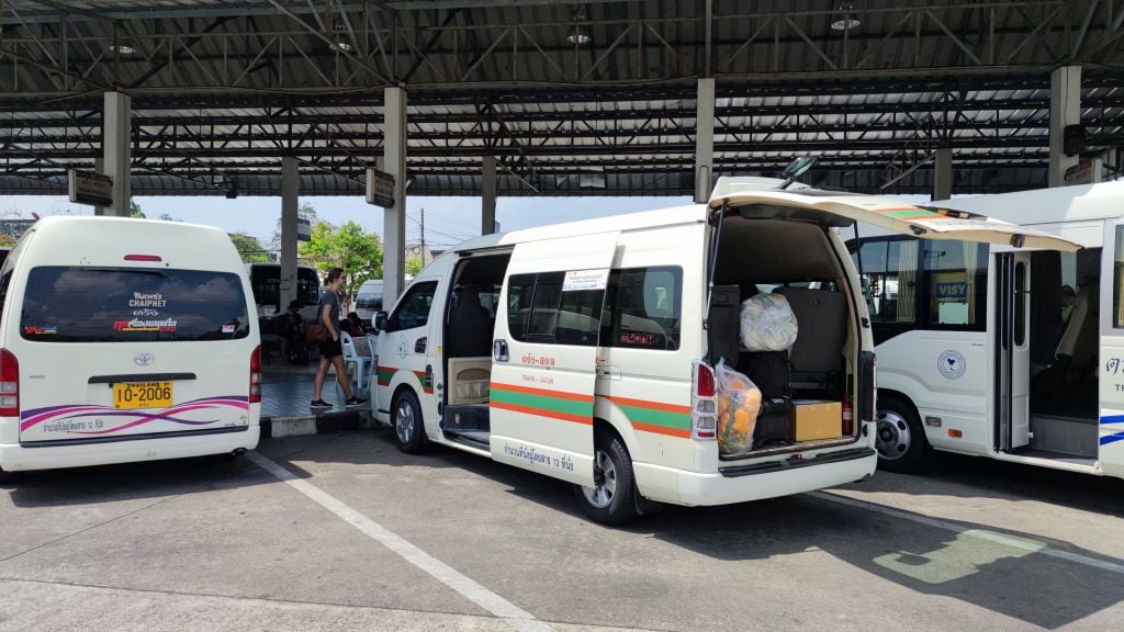 Busbahnhof von Trang, Thailand