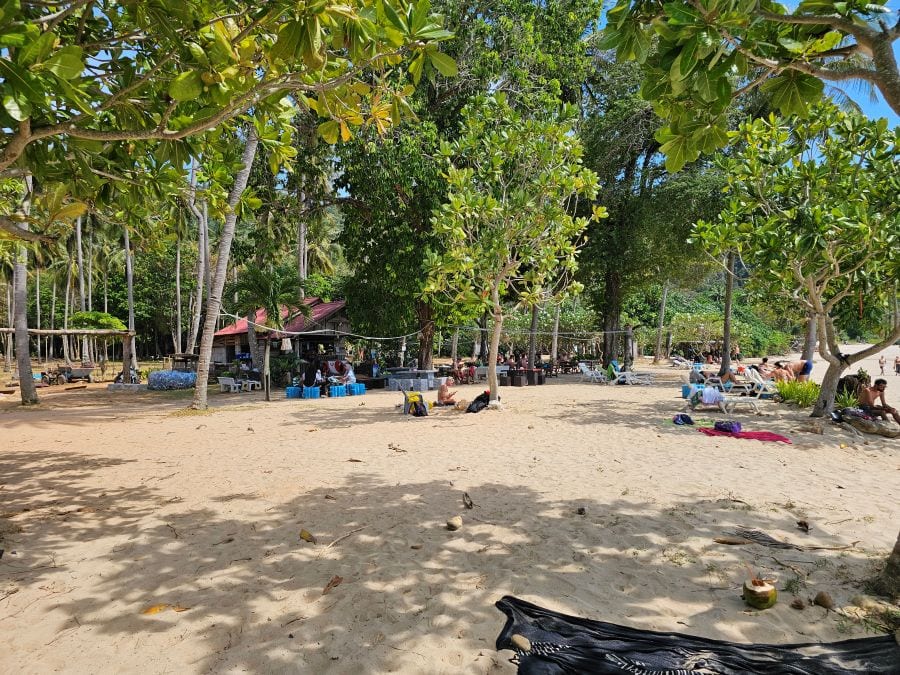 Bar am Bamboo Beach auf Koh Lanta