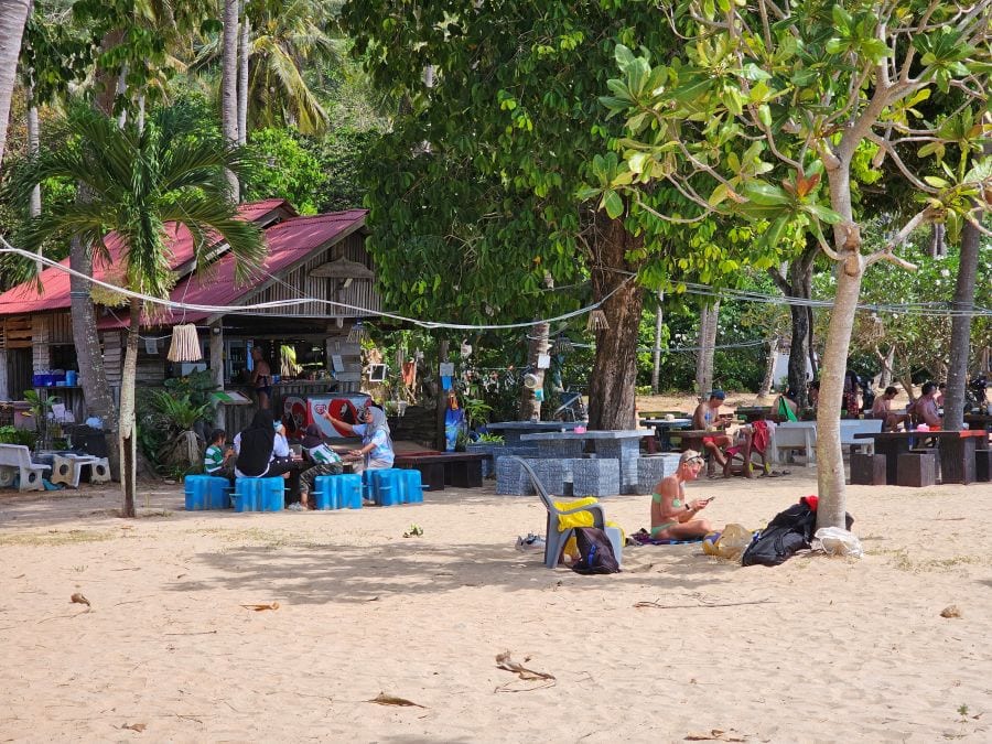 Bar am Bamboo Beach auf Koh Lanta