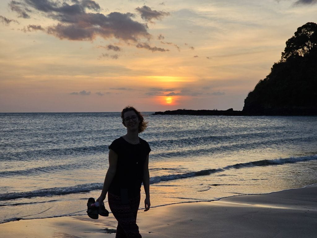Sonnenuntergang am Khlong Chak Strand auf Koh Lanta