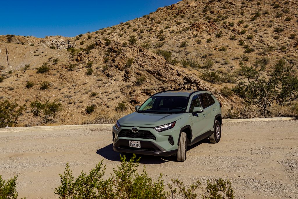 Unser Mietwagen in den USA, Wüste von Palm Springs
