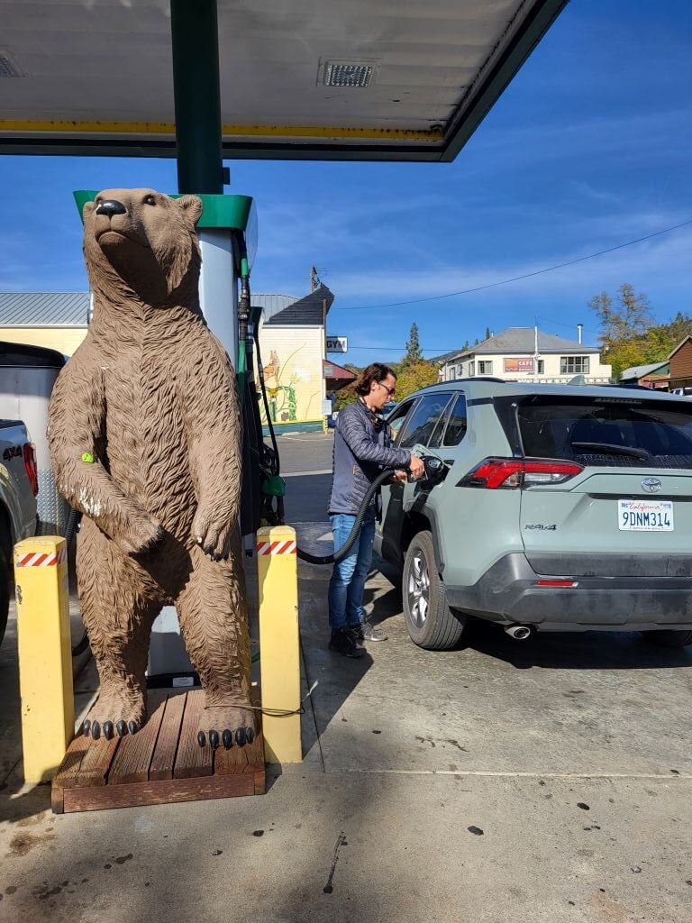 Tankstelle in den USA in Mariposa