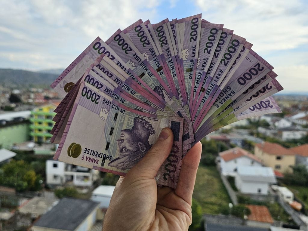 Albanien ist ein Bargeld-Land