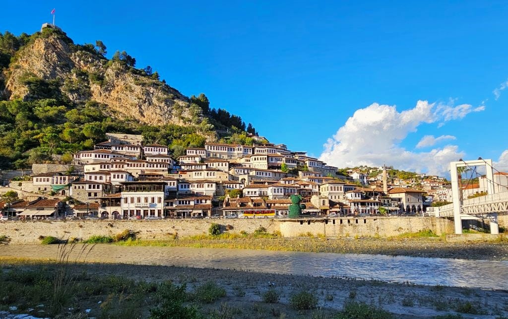 Die Stadt Berat in Albanien