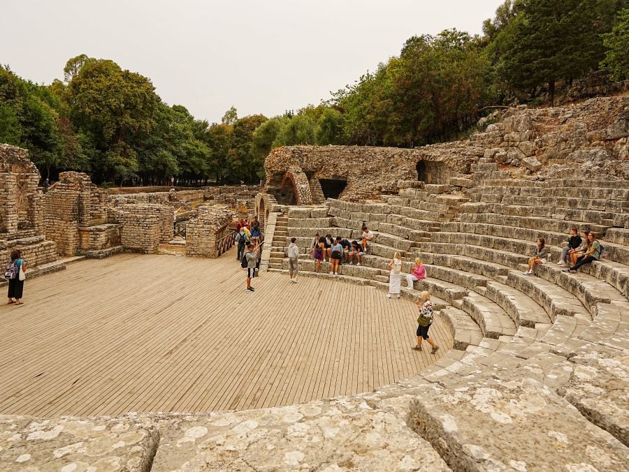 Ausgrabungsstätte Butrint in Albanien