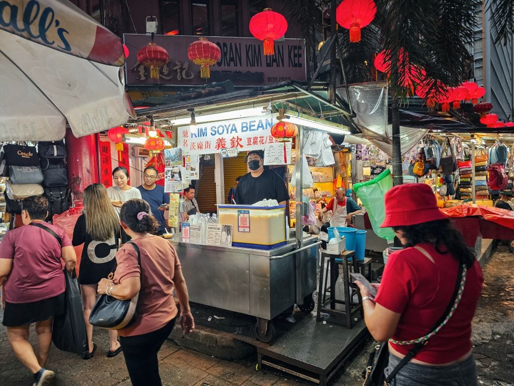 Kim Soya Bean Stand in Chinatown Kuala Lumpur