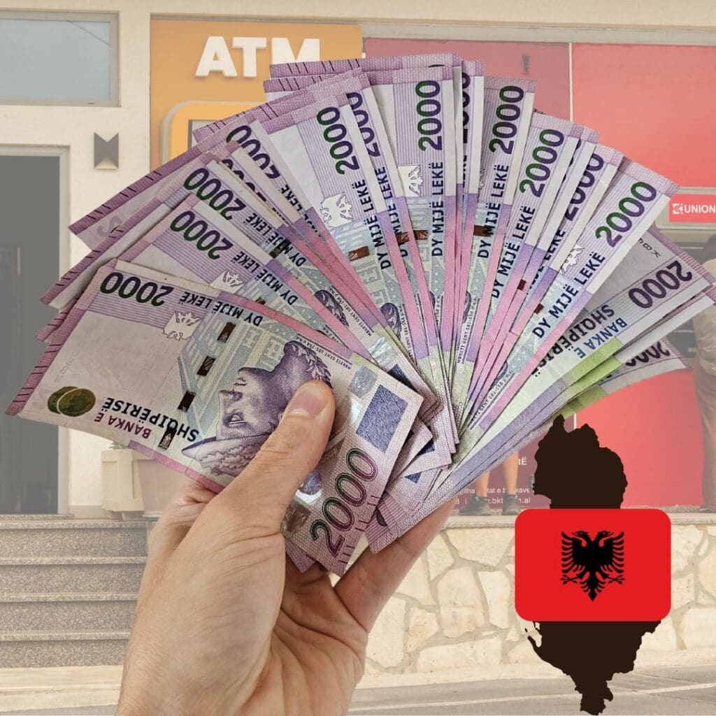 Geld in Albanien abheben