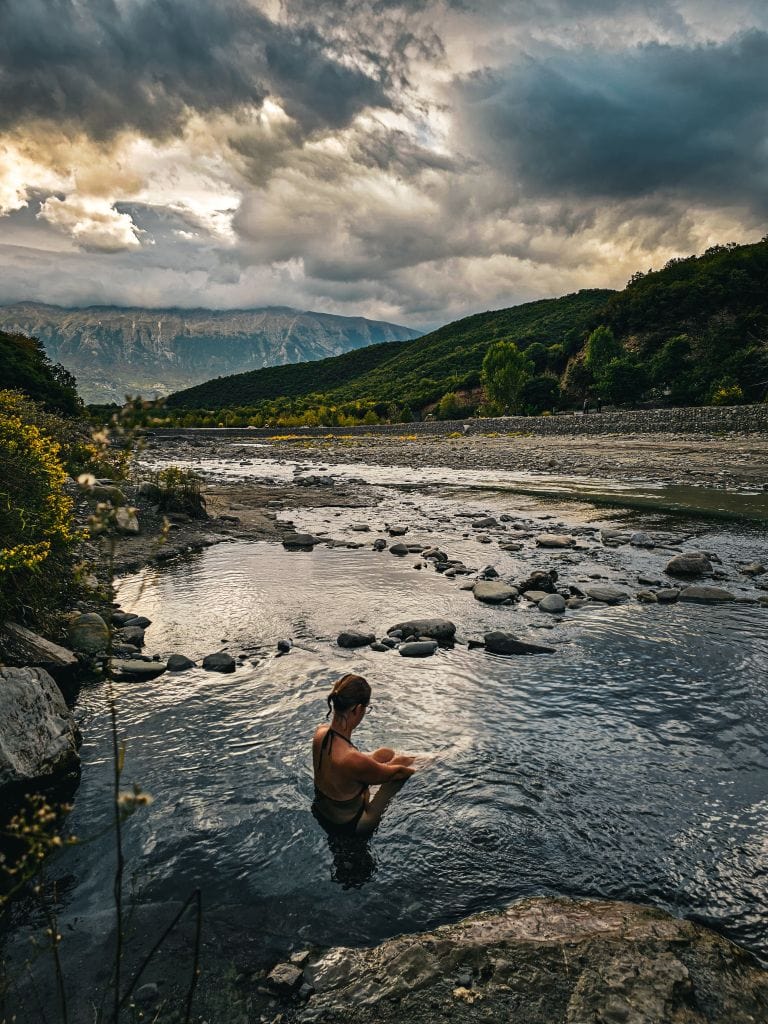 Thermalquellen von Permet in Albanien