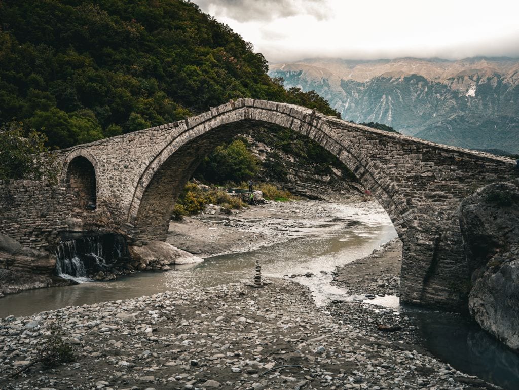 Die Thermalquellen von Permet in Albanien