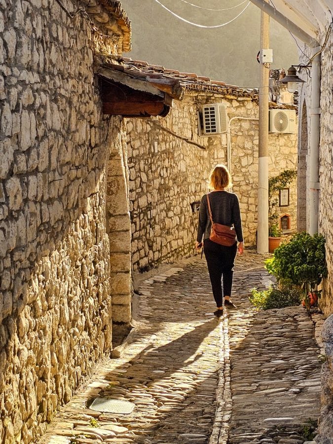 In den Gassen der Altstadt von Berat
