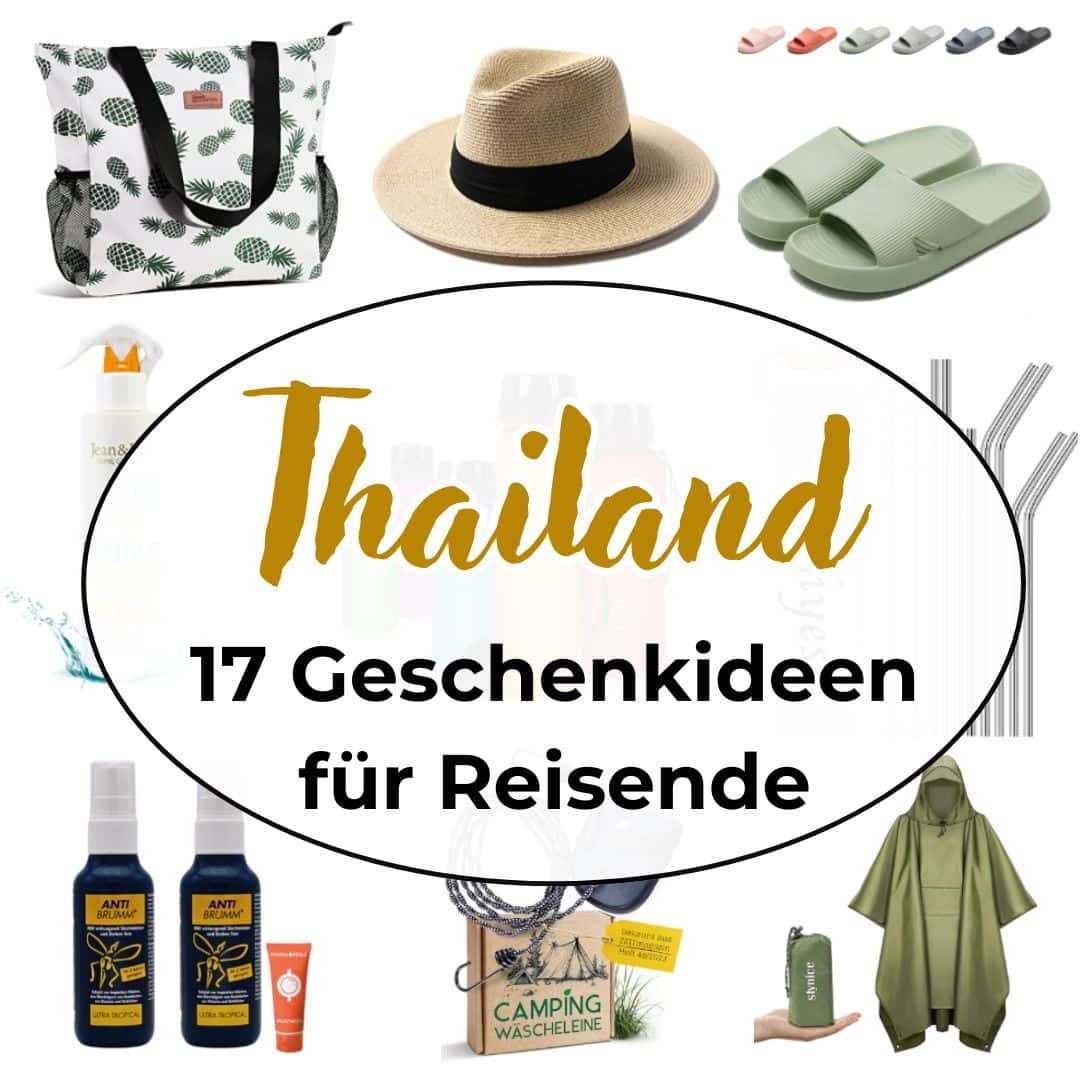 Geschenke für Thailand-Reisende: 17 Geschenkideen für Leute, die bald nach Thailand reisen werden