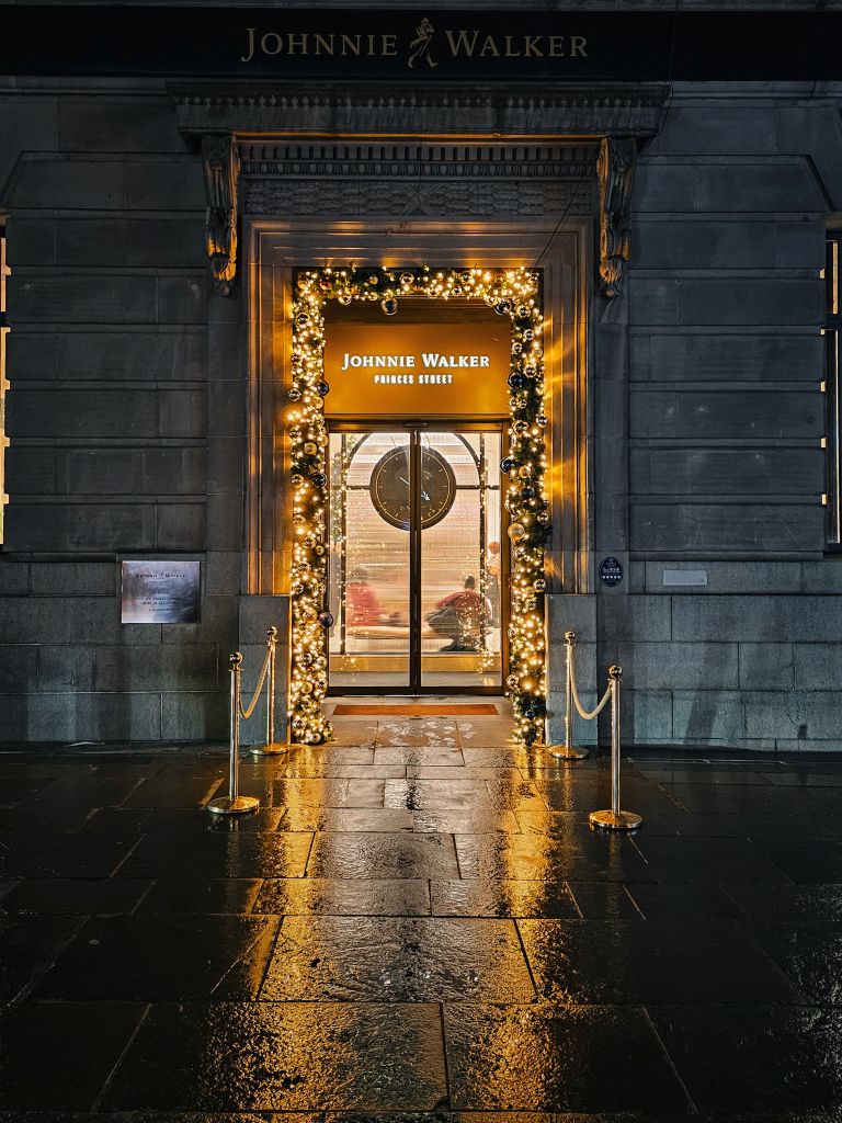 Besucherzentrum Johnny Walker Princes Street Edinburgh
