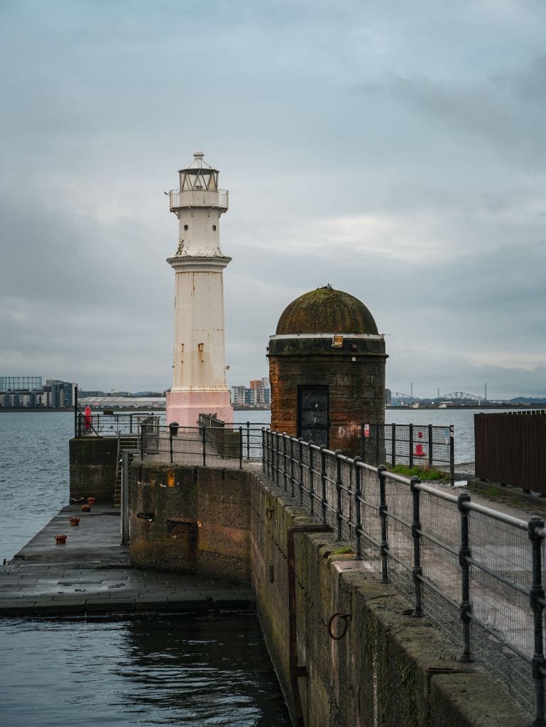 Newhaven Leuchtturm in Leith, Edinburgh