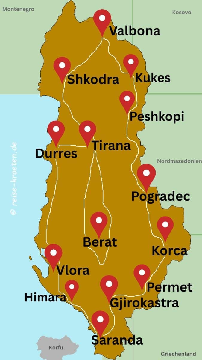 Unsere Albanien Rundreise: 7 Wochen durch das gesamte Land!