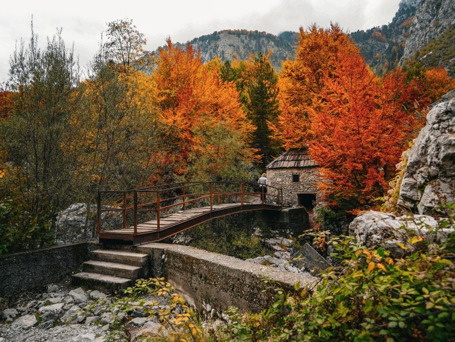 Im Tal von Valbona im Norden Albaniens