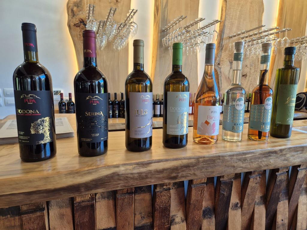Besuch auf einem Weingut in Berat