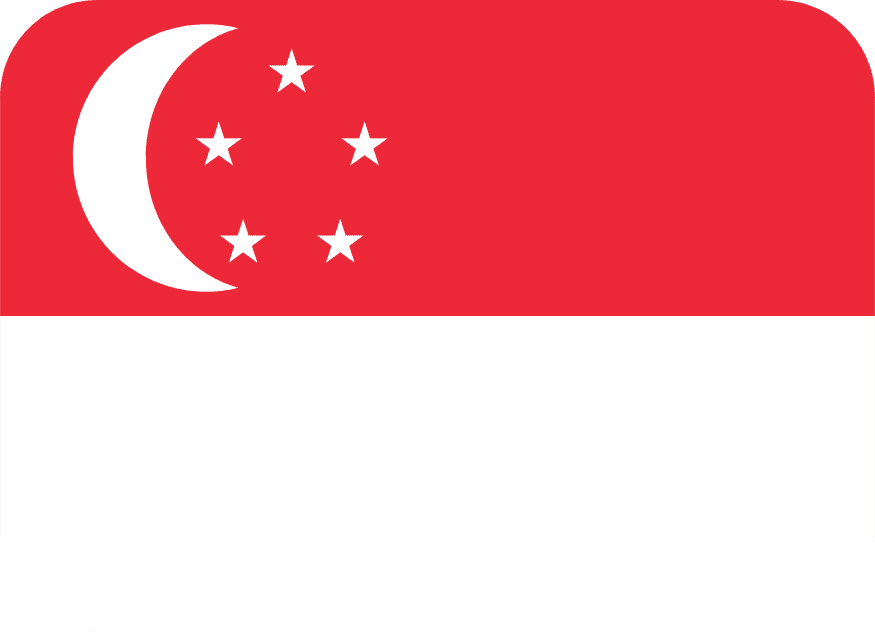 Singapur Flagge