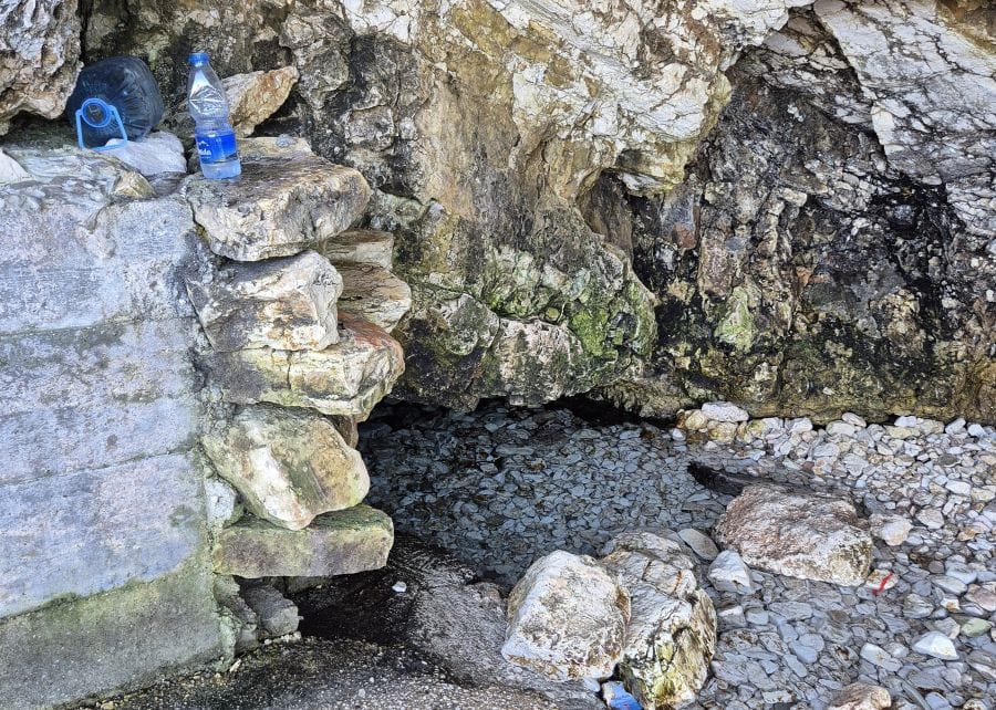 Wasserquelle für Trinkwasser in Vlora, Albanien