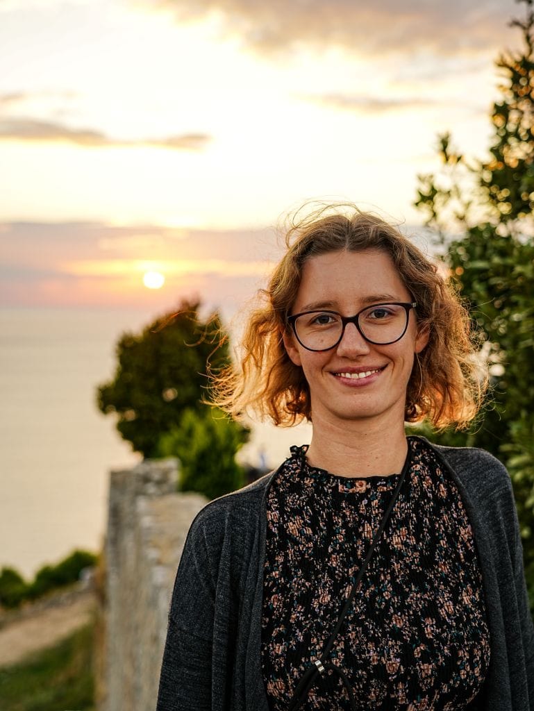 Theresa von Reisekröten auf der Burg von Saranda
