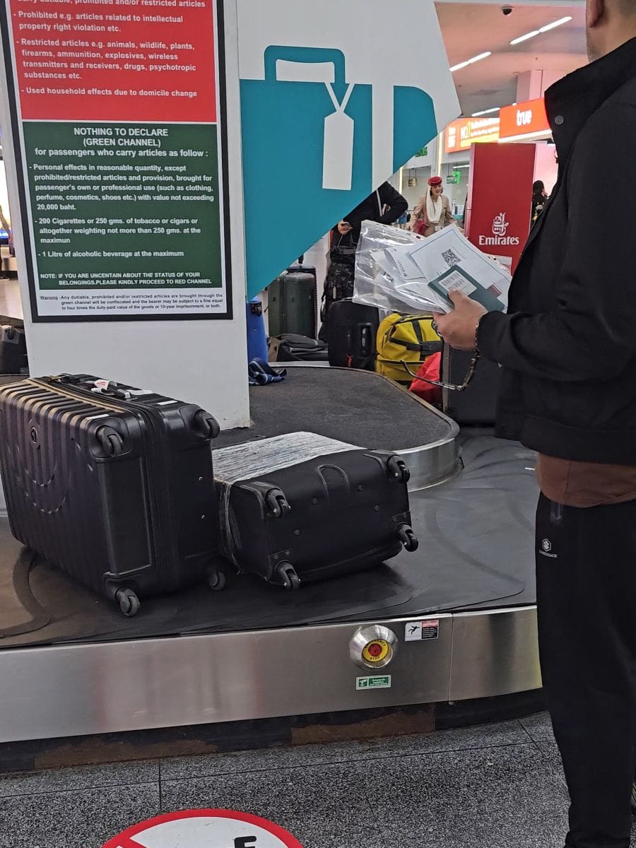 Gepäckausgabe am Flughafen Phuket