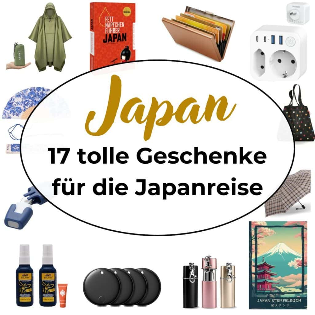 Geschenke für jemanden, der bald nach Japan reisen wird. 17 Geschenkideen, die wirklich praktisch sind und die wir in Japan oft genutzt haben.