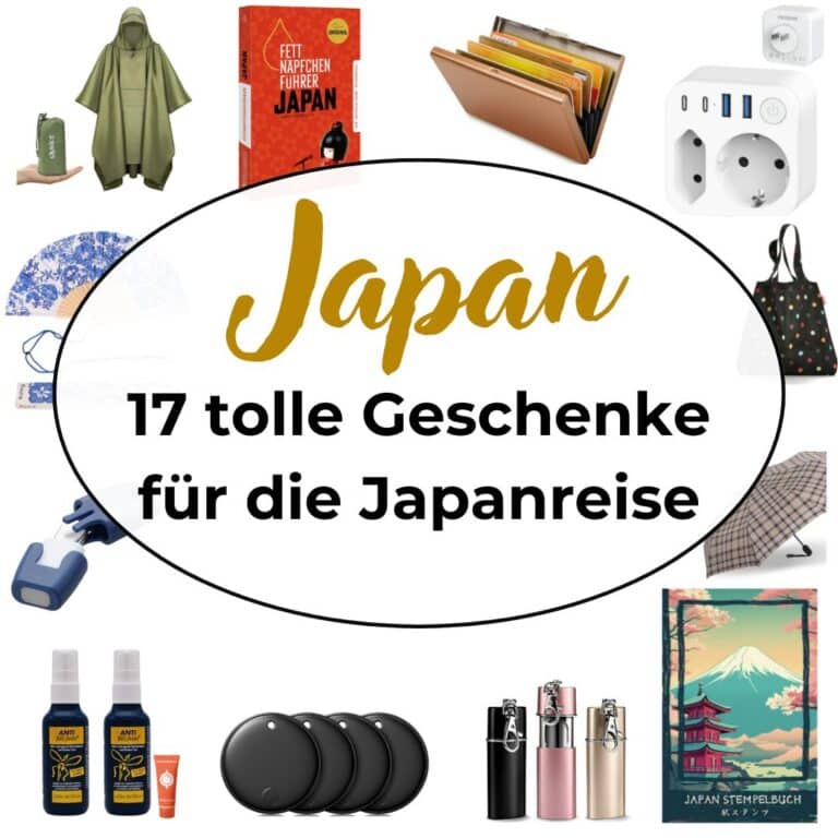 Geschenke für jemanden, der bald nach Japan reisen wird. 17 Geschenkideen, die wirklich praktisch sind und die wir in Japan oft genutzt haben.