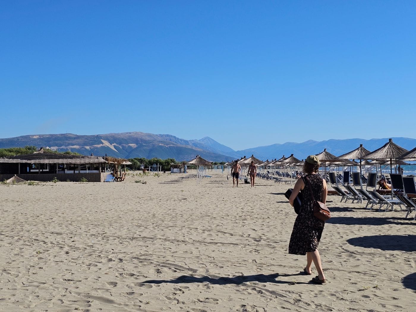 Narta Beach in der Nähe von Vlora
