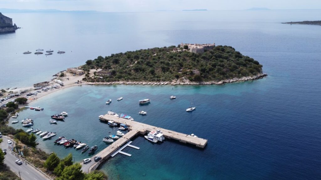 Porto Palermo nahe Himara, in Albanien