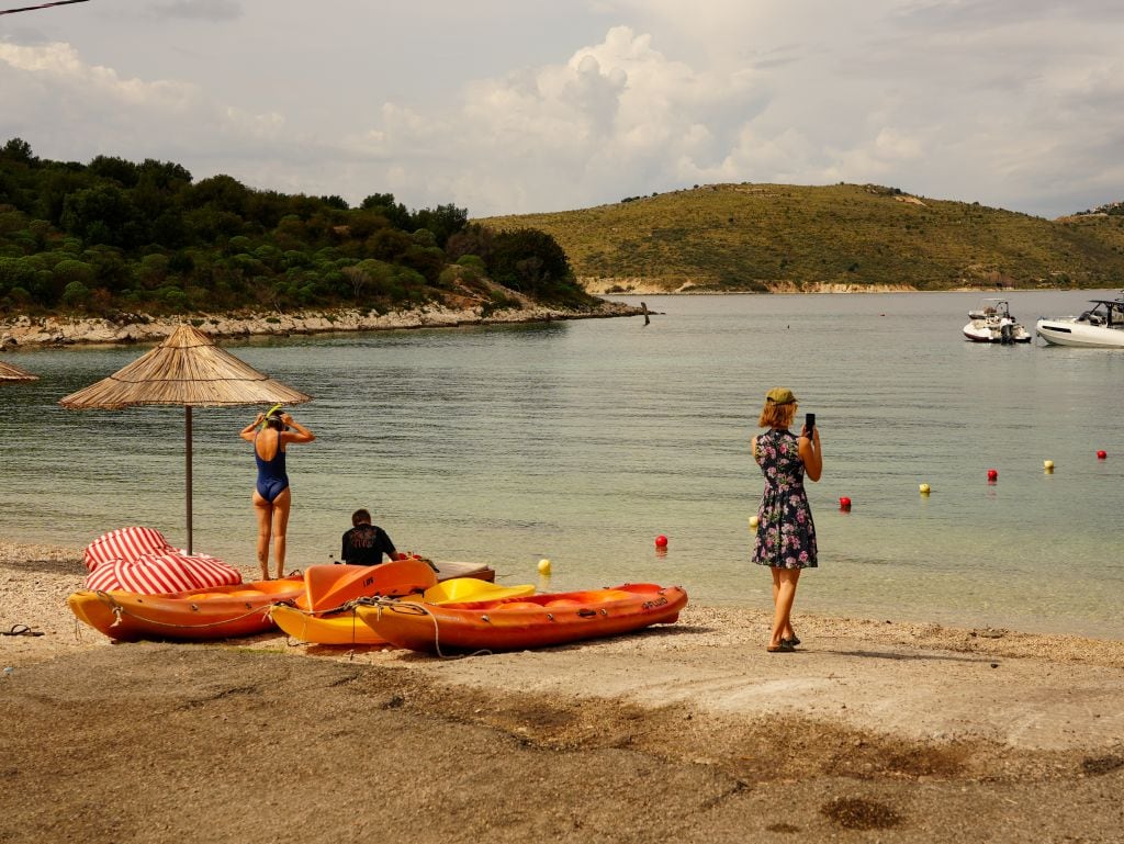 Baden und Schnorcheln in Porto Palermo
