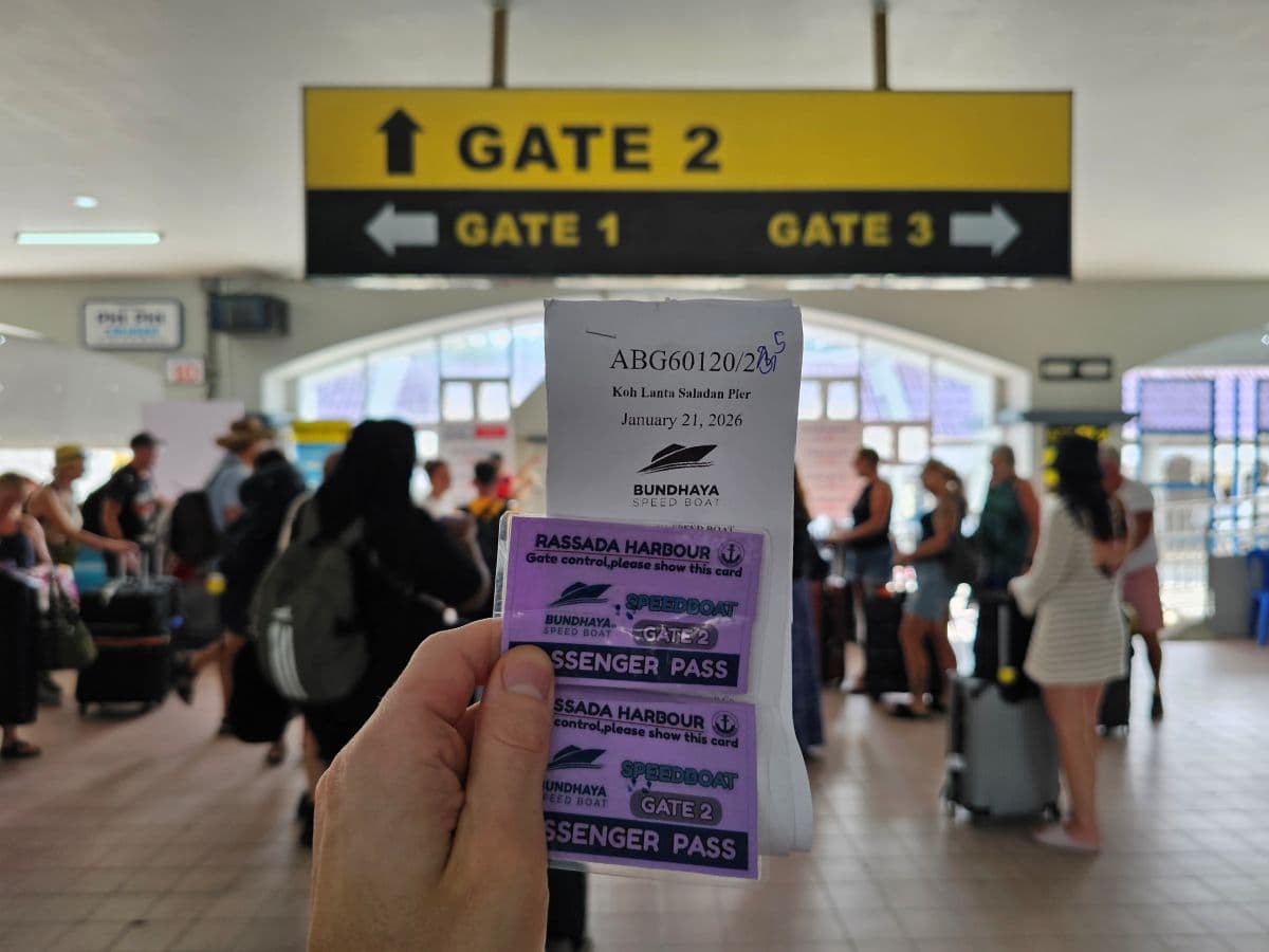 Ticket für das Schnellboot von Phuket nach Koh Lanta