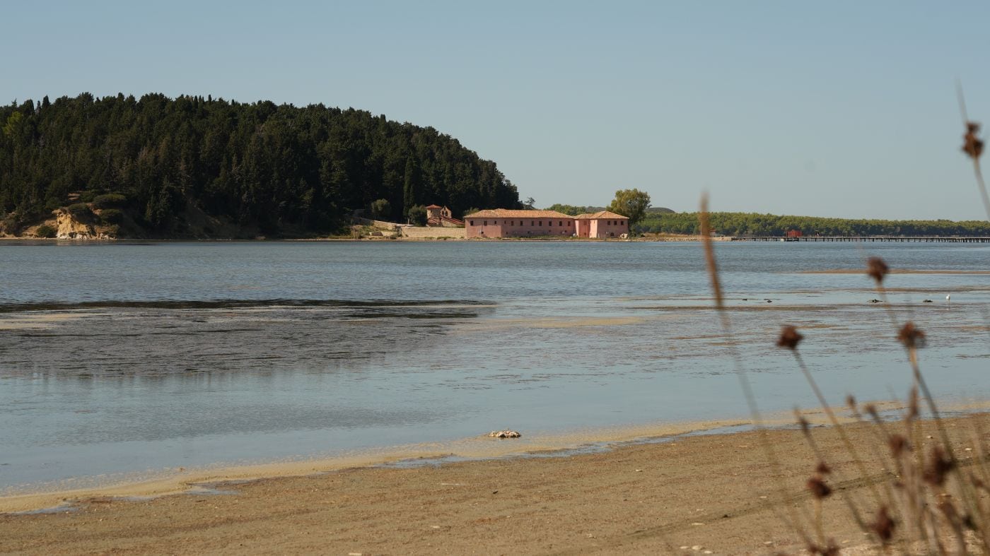 Naturschutzgebiet Vjosa-Narta Delta nahe Vlora in Albanien
