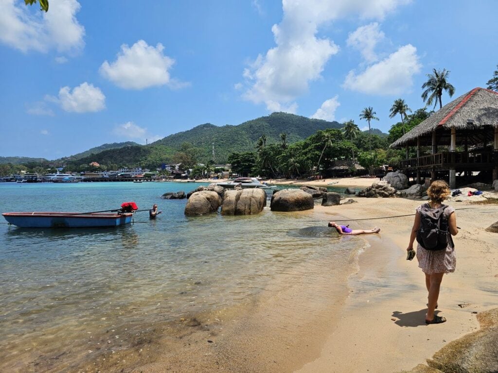 Strand am Sensi Paradise Beach resort auf Koh Tao