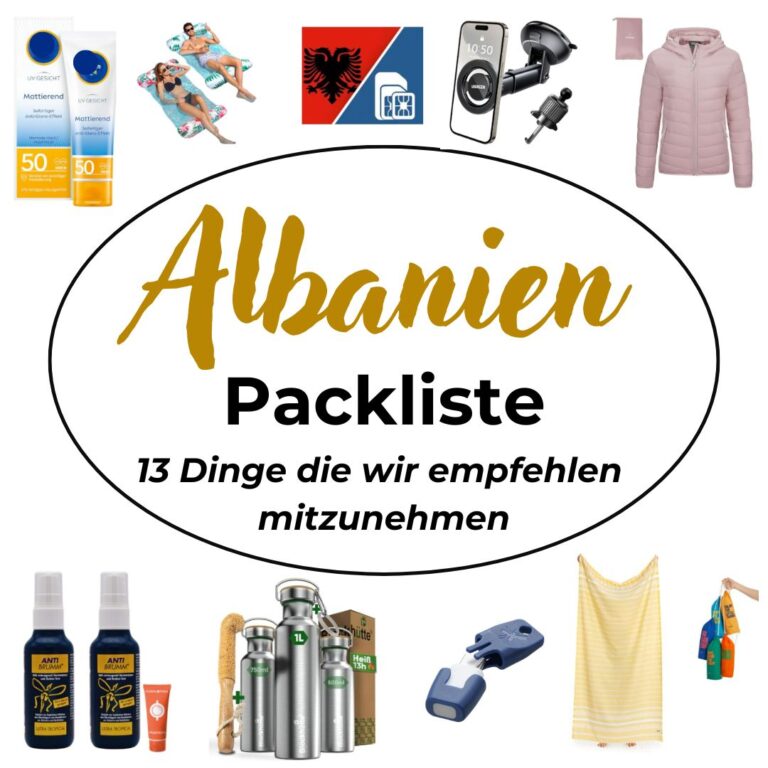 Packliste für Albanien: Urlaub und Reise