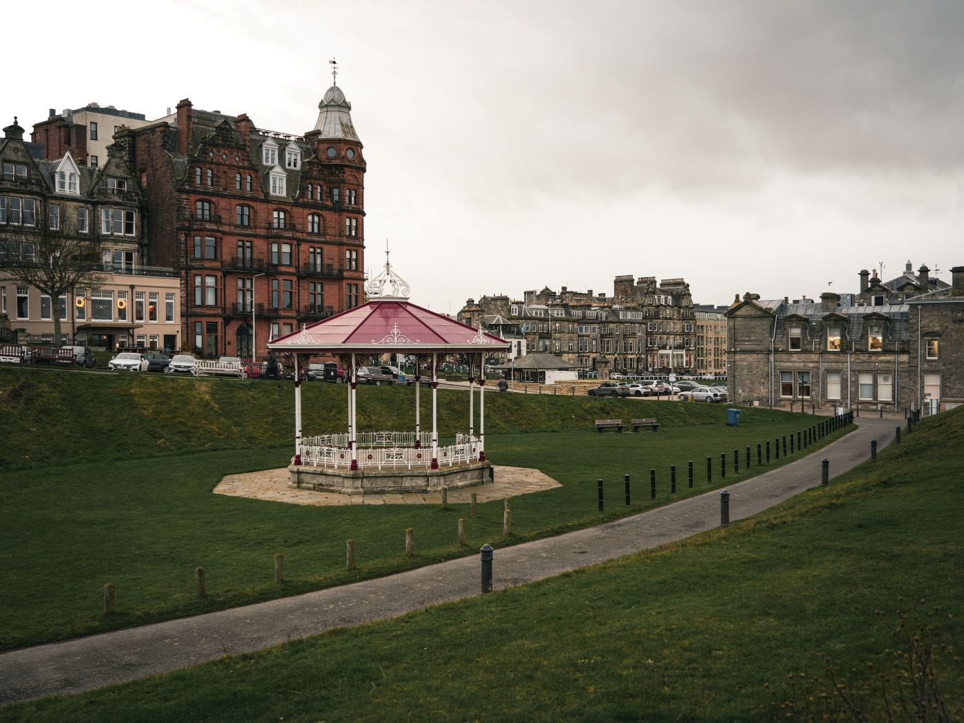 Der Band Stand Musikpavillon in St Andrews