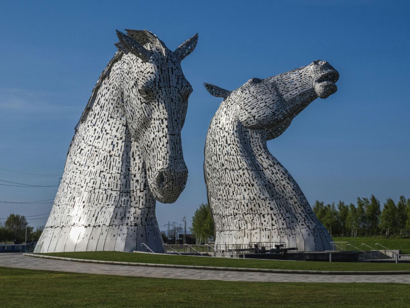 Die Kelpies in Schottland