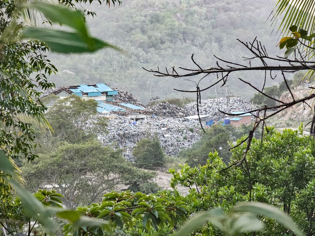 Mülldeponie auf Koh Tao